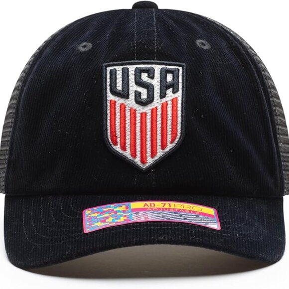 USA Dad Mesh Trucker USMNT Soccer National Team One Nation Sideline Pro Hat Cap - Picture 1 of 3